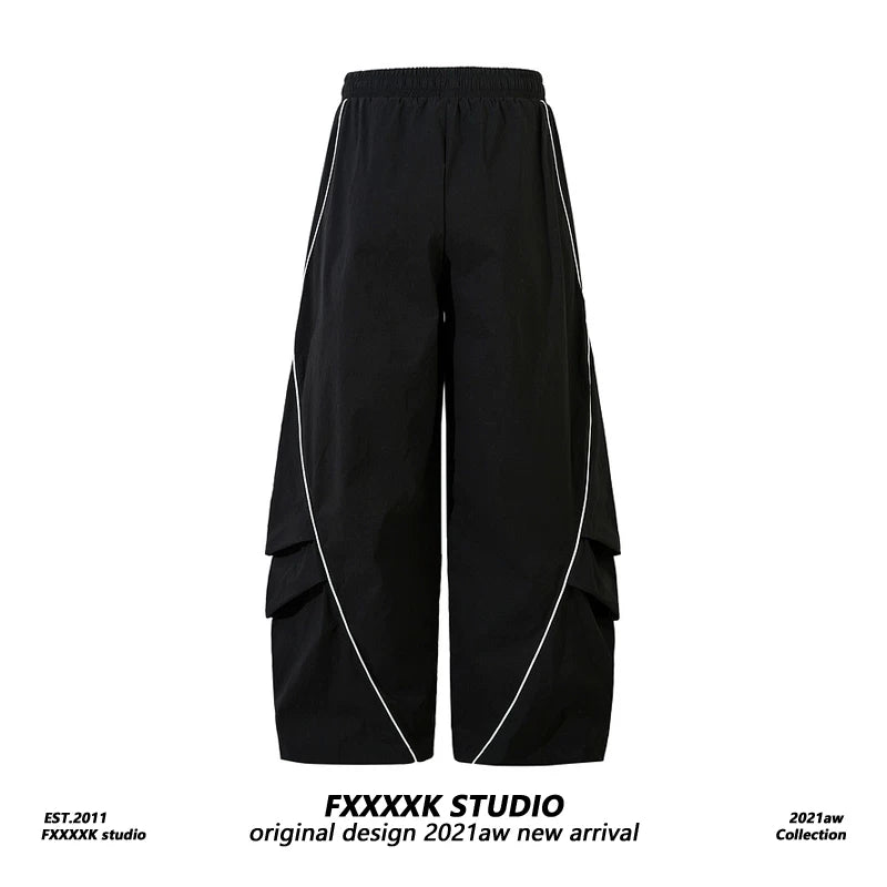 FXK Original Reflective Strip Sports Overalls Pants