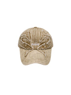 SANB Washed Collage Heavy Industry Waste Soil Denim Cap