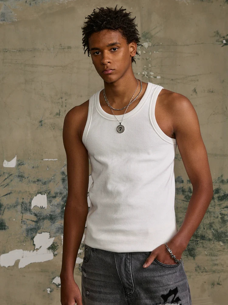 WildX Heavy Threaded Bottom Sleeveless Vest