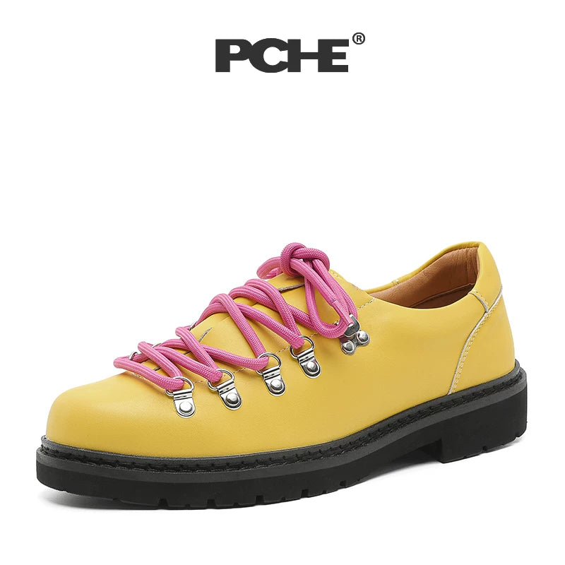 Pu Chen PUCH Rainbow Contrast Hiking Shoes