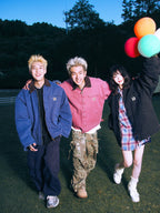 SOSTINE Washed Old Zipper Thinsulate Work Jacket