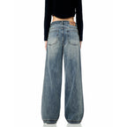 11KN Retro Straight Loose Versatile Jeans