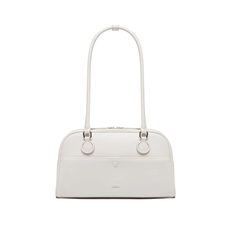 Neeley Large Leather Pillow Boston Bag