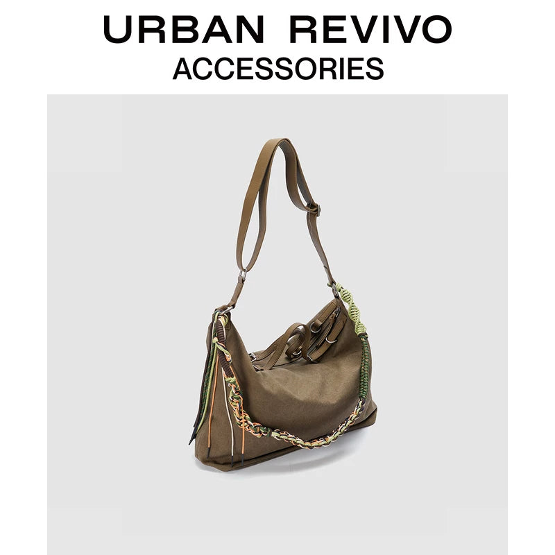 Urban Revivo Men's Rope Handheld Crossbody Bag