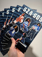 DKNT SZA SOS hand-painted graffiti Hoodie