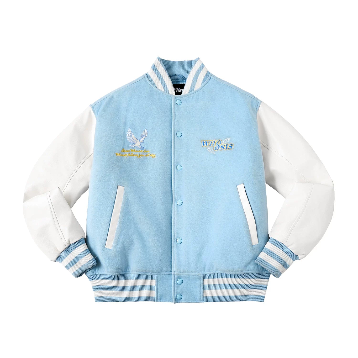 WHOOSIS Gem Embroidery Baseball Jacket