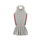 Zero Polo Neck Halter Dress