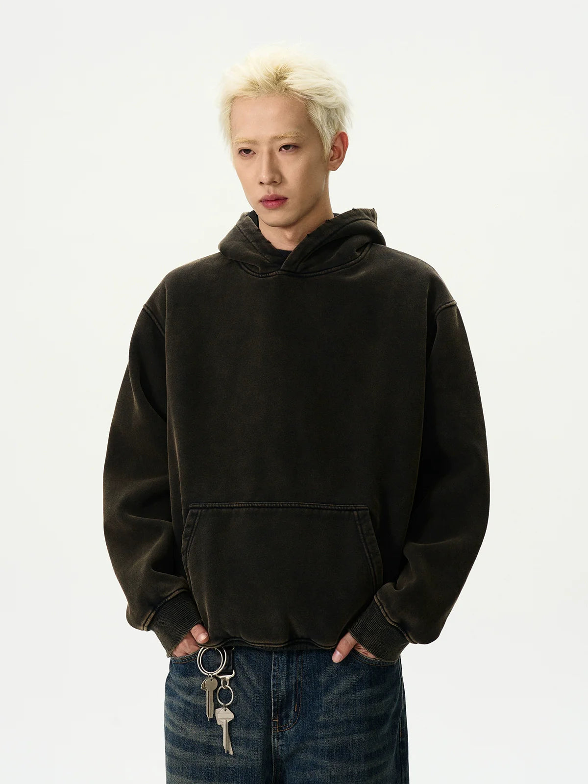 A PUEE Vintage Fleece Hooded Sweater