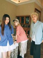 SOSTINE Retro Plaid Short Sleeve Shirt