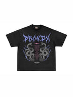 28blocks American Retro Loose Summer T-Shirt