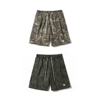 Inflation Checked Camouflage Drawstring Shorts
