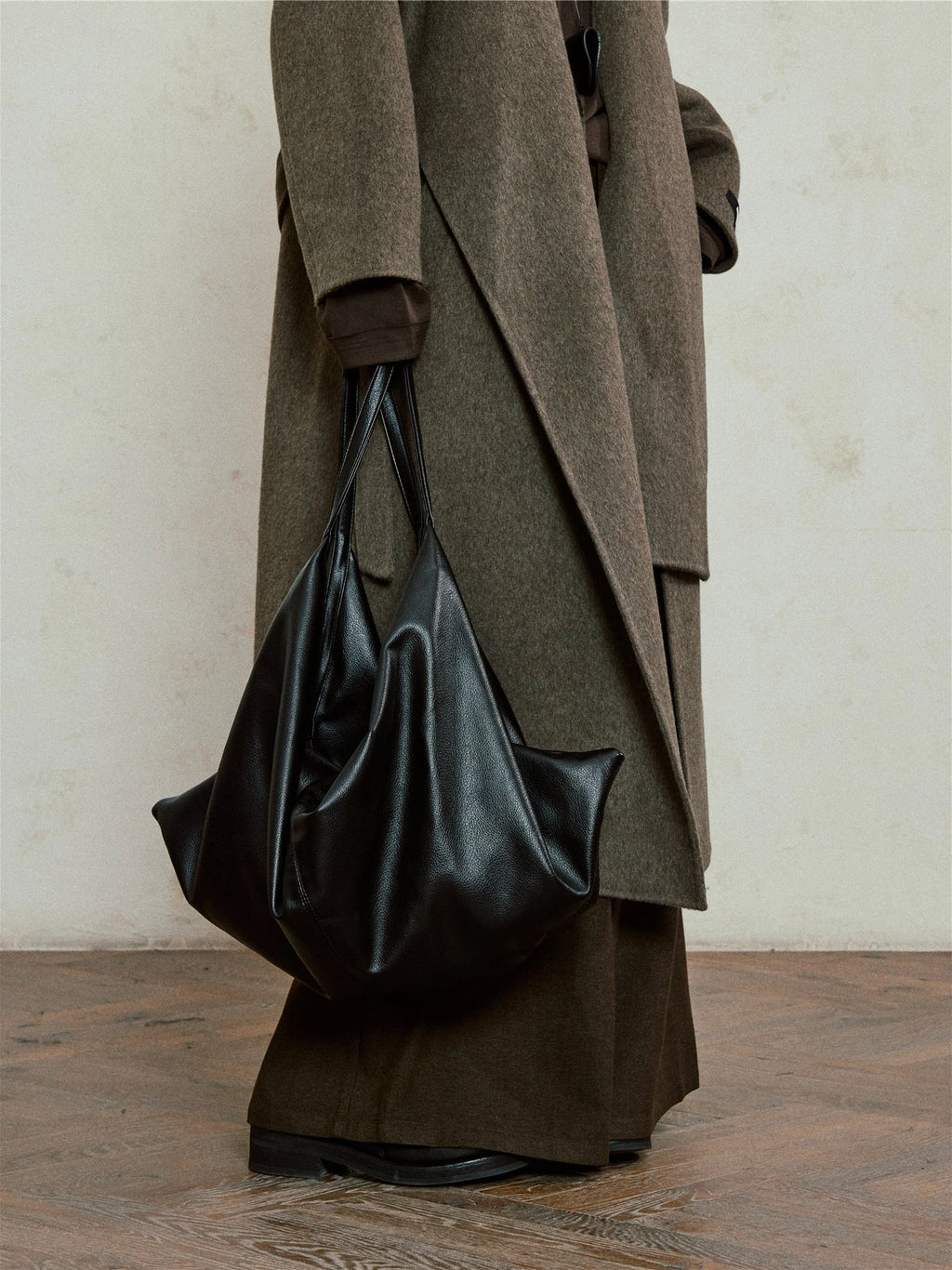 SUNYVONNE Minimalist Versatile Lazy Wind Tote Big Bag