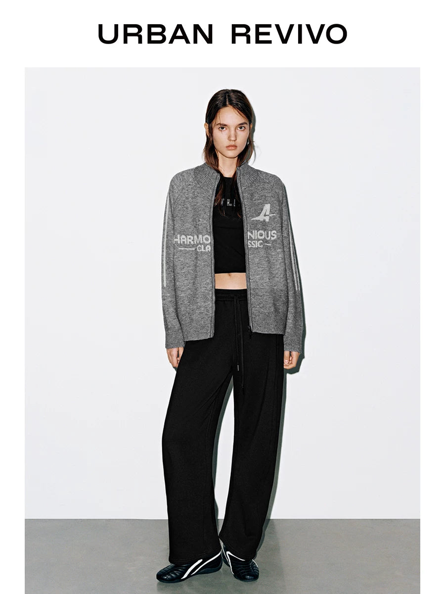 Urban Revivo High Waist Drawstring Scimitar Pants