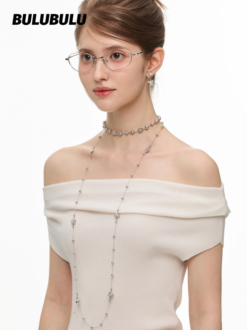 BULUBULU Starry Christmas Stacking Long Necklace