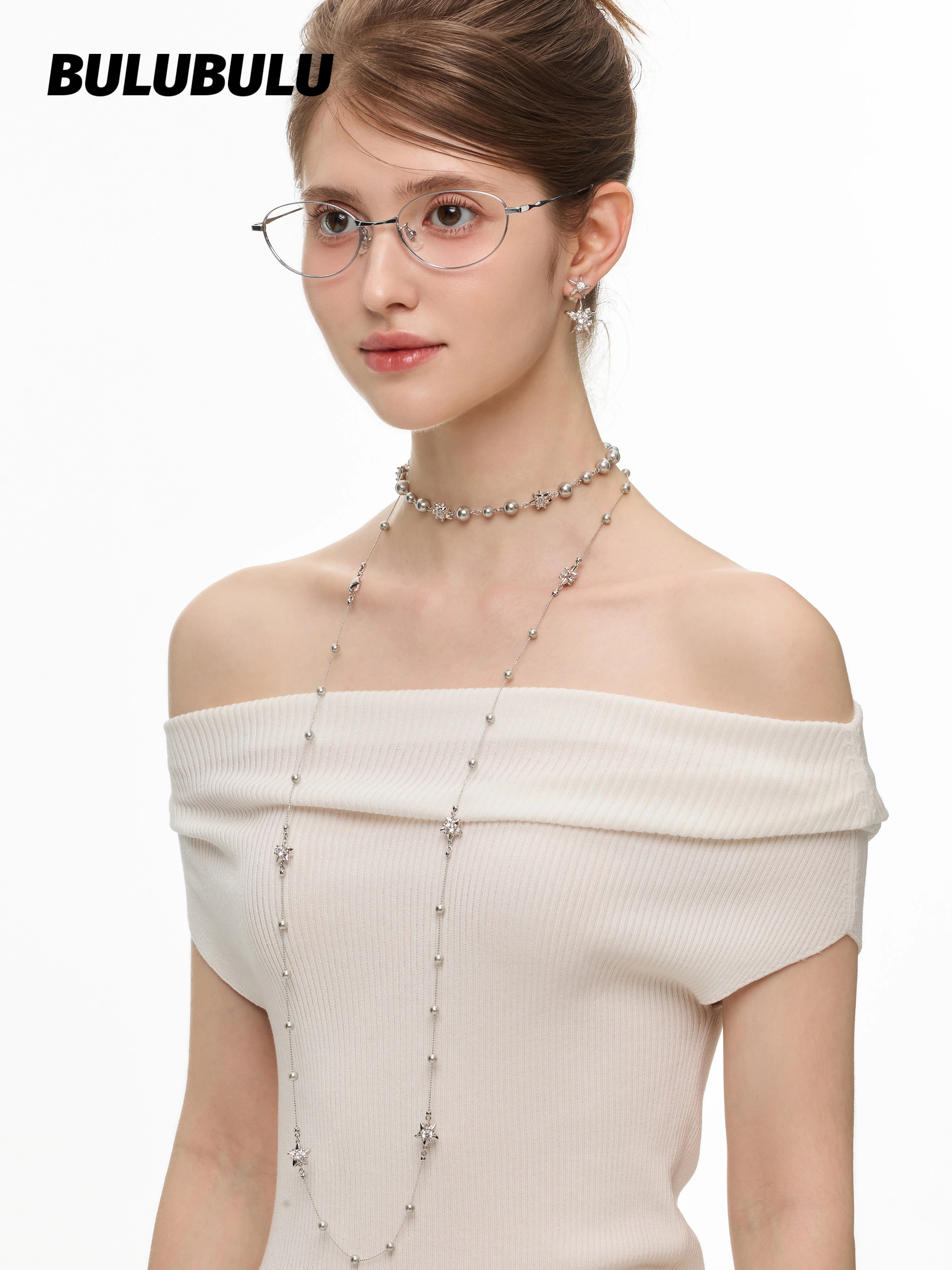 BULUBULU Starry Christmas Stacking Long Necklace