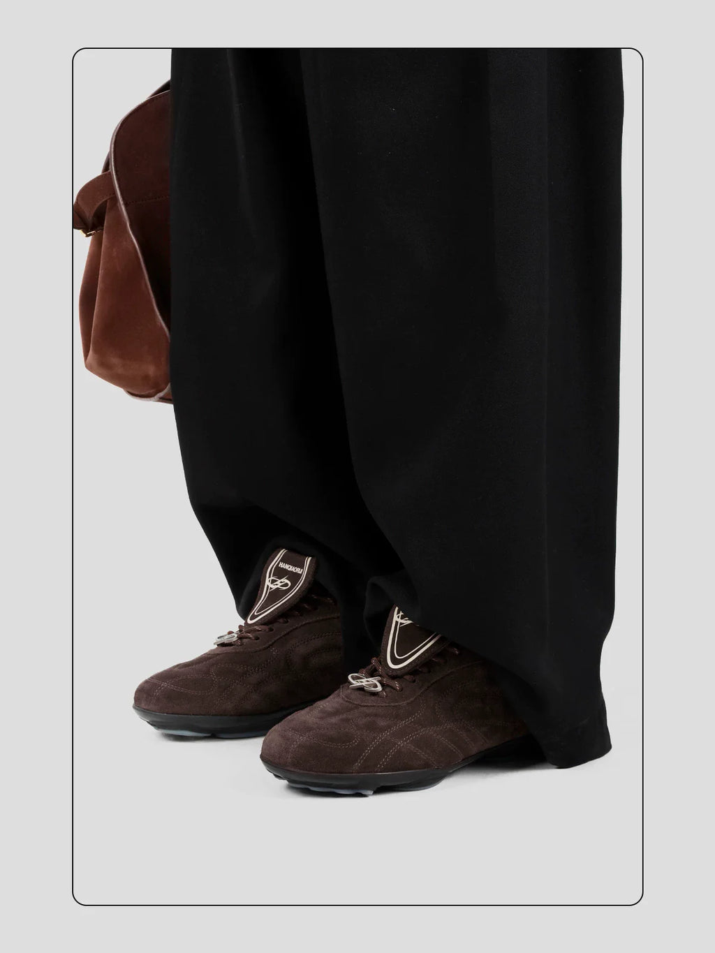 HANQIAORJI Retro Brown Casual Training Shoes