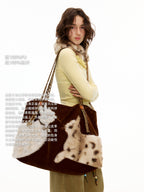 Outthe Blue "Follow Cat Dialogue" Tote Bag