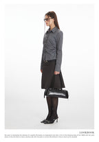 Nariele Slim Fit Skinny Waist Long Sleeve Shirt