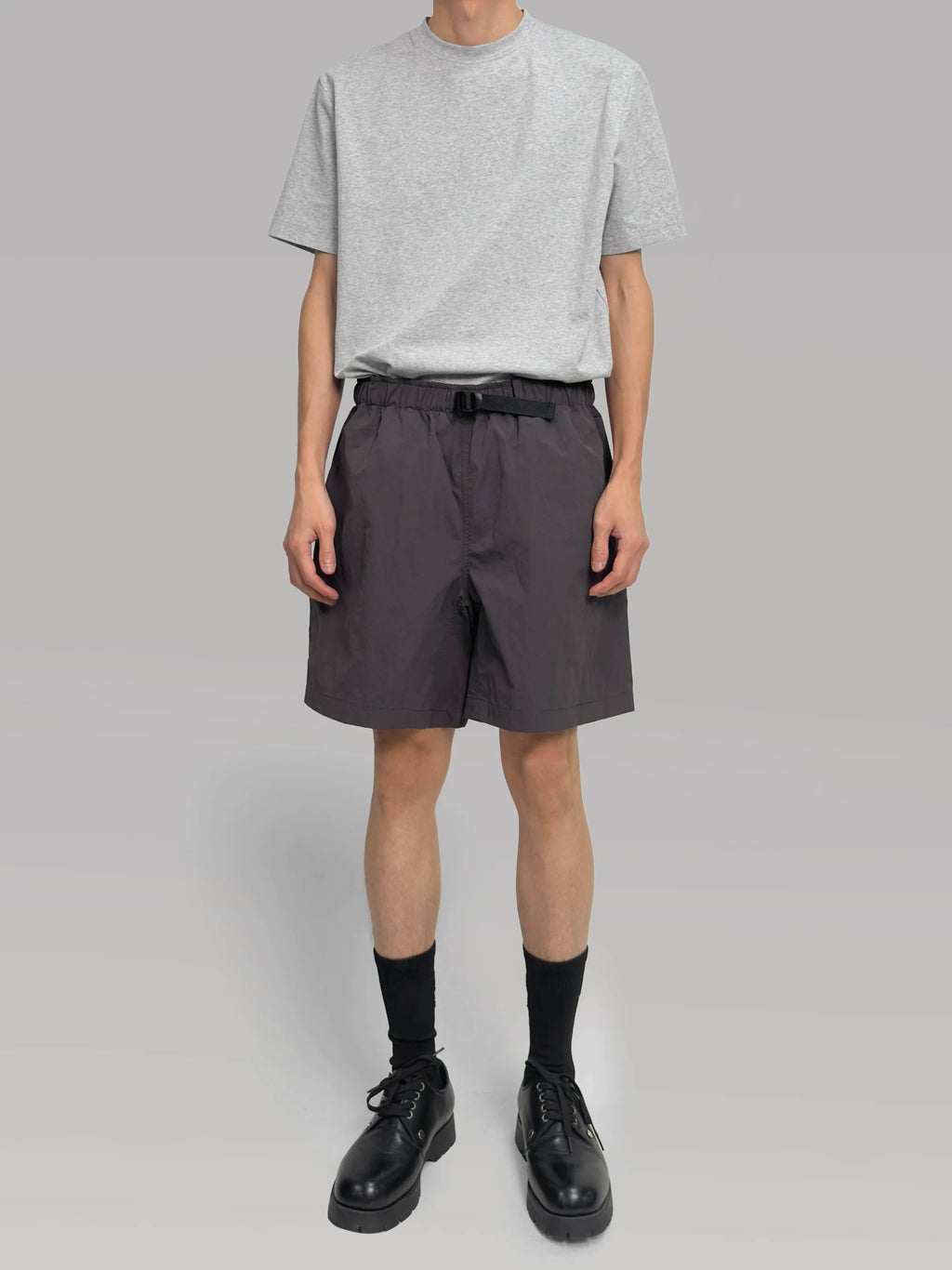 PLUS NO LOGO Waist Buckle Adjustment Loose Quick-drying Sports Shorts