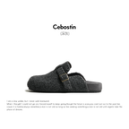 Cebostin Increases Height and Wears Lazy People with One Foot on Muller Shoes