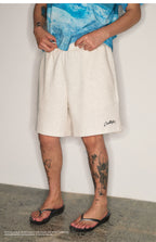 CoosRetro Casual Embroidered LOGO Shorts