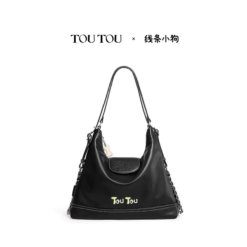 TOUTOU Line Puppy Tote Bag