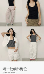 Giordano U Neck Slim Sleeveless Tee