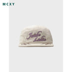 Korean Designer Bow Flat Brim Baseball Cap