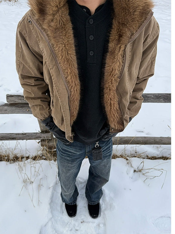 EME Inner Fleece Piled Thickened Thermal Jacket