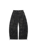 BADBLOOD American Casual Plaid Scimitar Pants