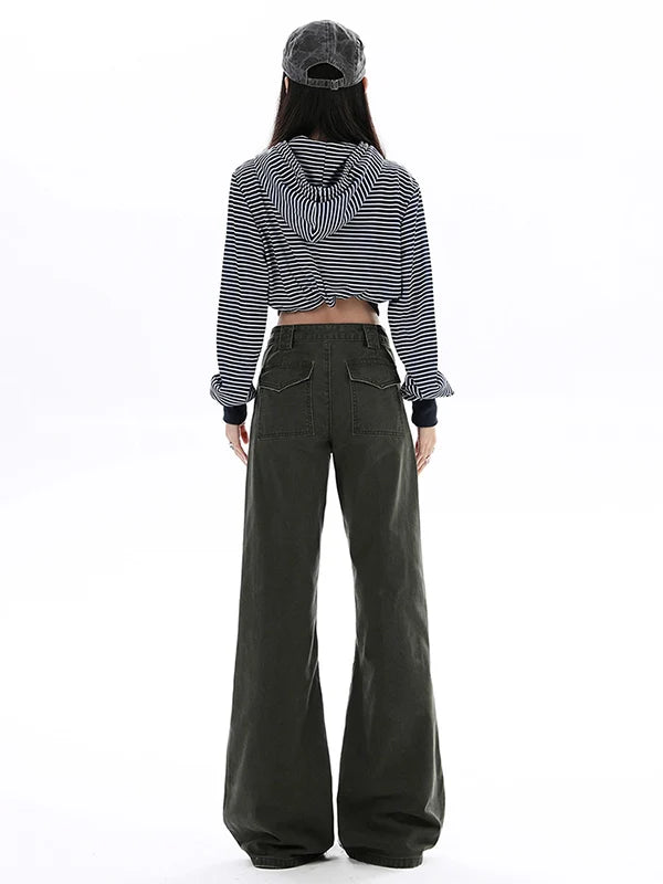 KPSR Vintage Slightly Stretched Wide-Leg Jeans