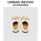 Urban Revivo Streamer Plush Birkenstock Slippers