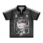 SIXMINU Hollow Sun Protection V Neck T Shirt