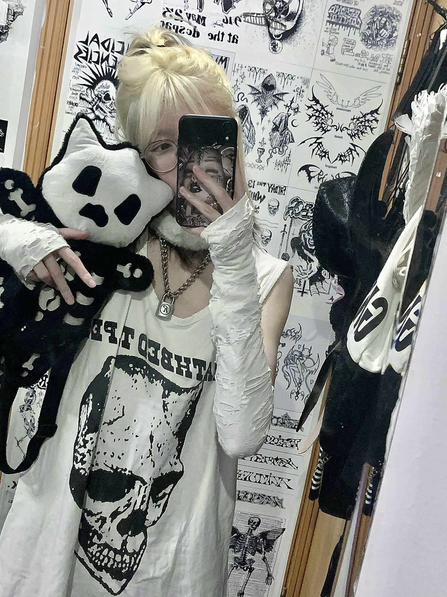 WETBODY Dark Punk Loose Sleeveless Vest