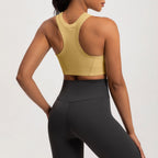 Athena Lulu Front Zip One-piece Yoga Bra