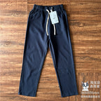 Japanese Draped Straight-Leg Cotton Trousers