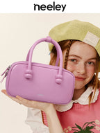 Neeley Mini Leather Boston Crossbody Bag