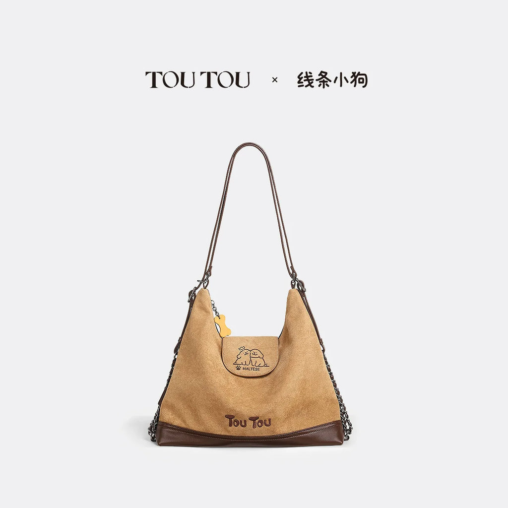 TOUTOU Line Puppy Tote Bag