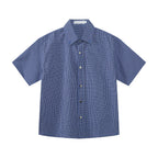 MTLCLOTHES Loose and Versatile Retro Korean Half-sleeved Shirt