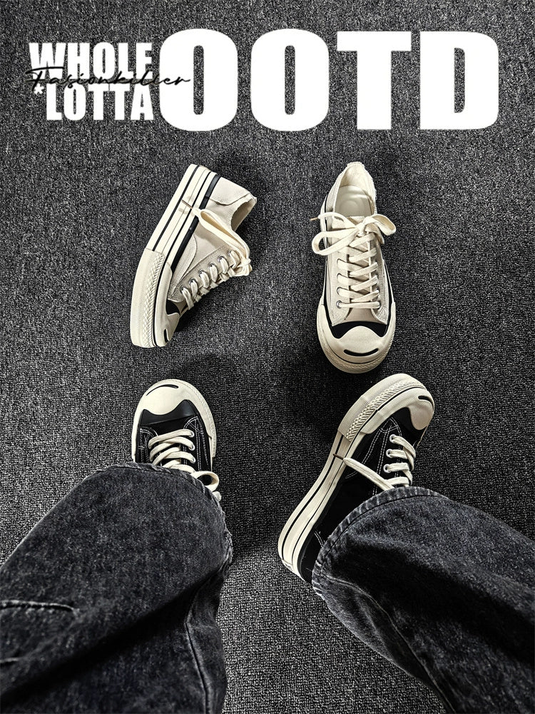 Newrockstarchoppa Classic Low-Top Canvas Skate Sneakers