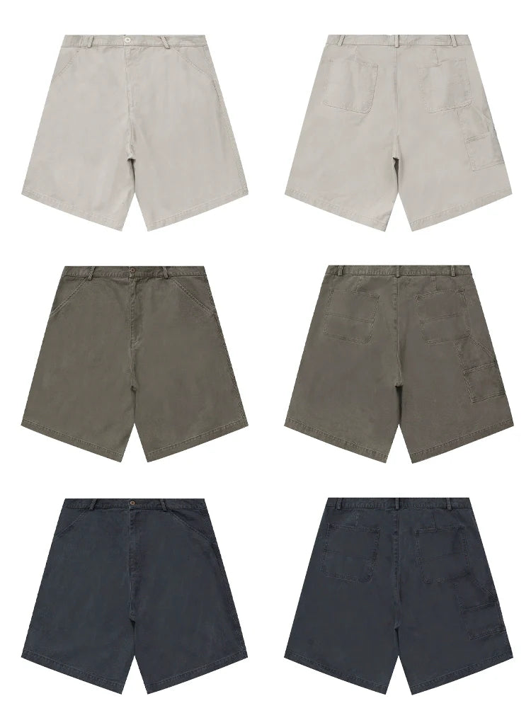 Loopsoon Old Loose Tooling Casual Shorts