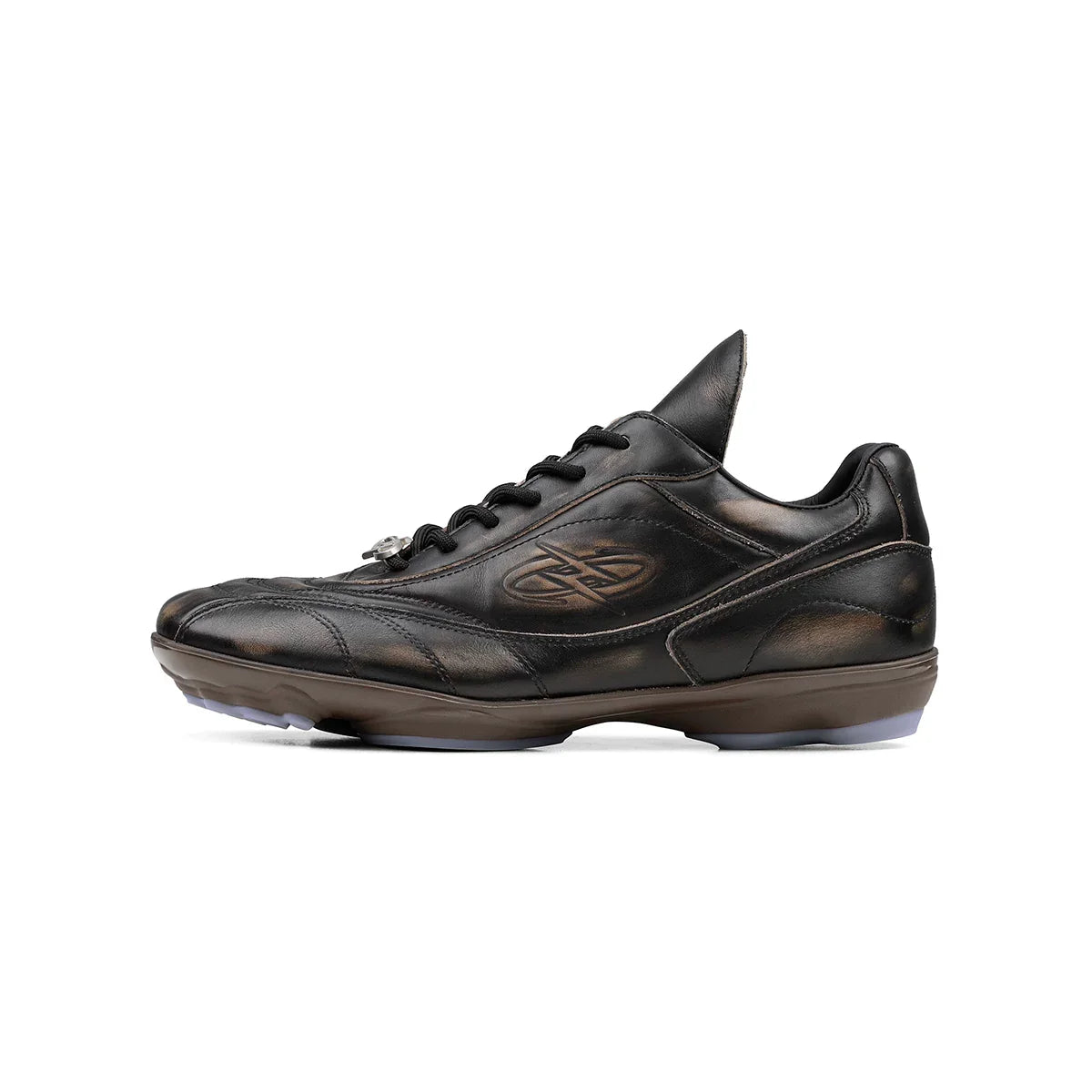 HANQIAORJI Retro Polished Cowhide Casual Training Shoes