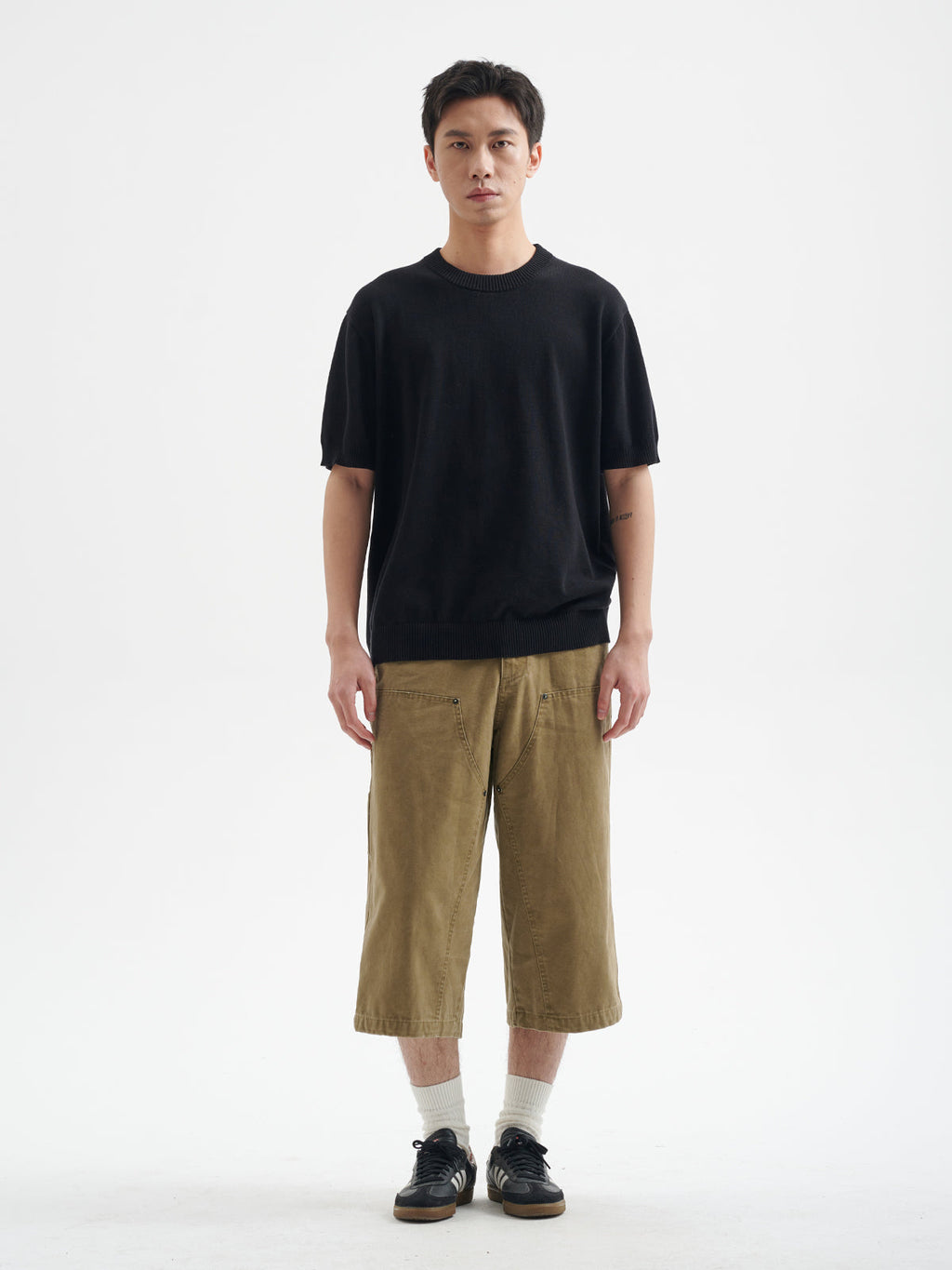 BUTTBILL 25SS Urban Safari Vintage Commuter Japanese Leaven Wash Logging Tooling Capris Shorts