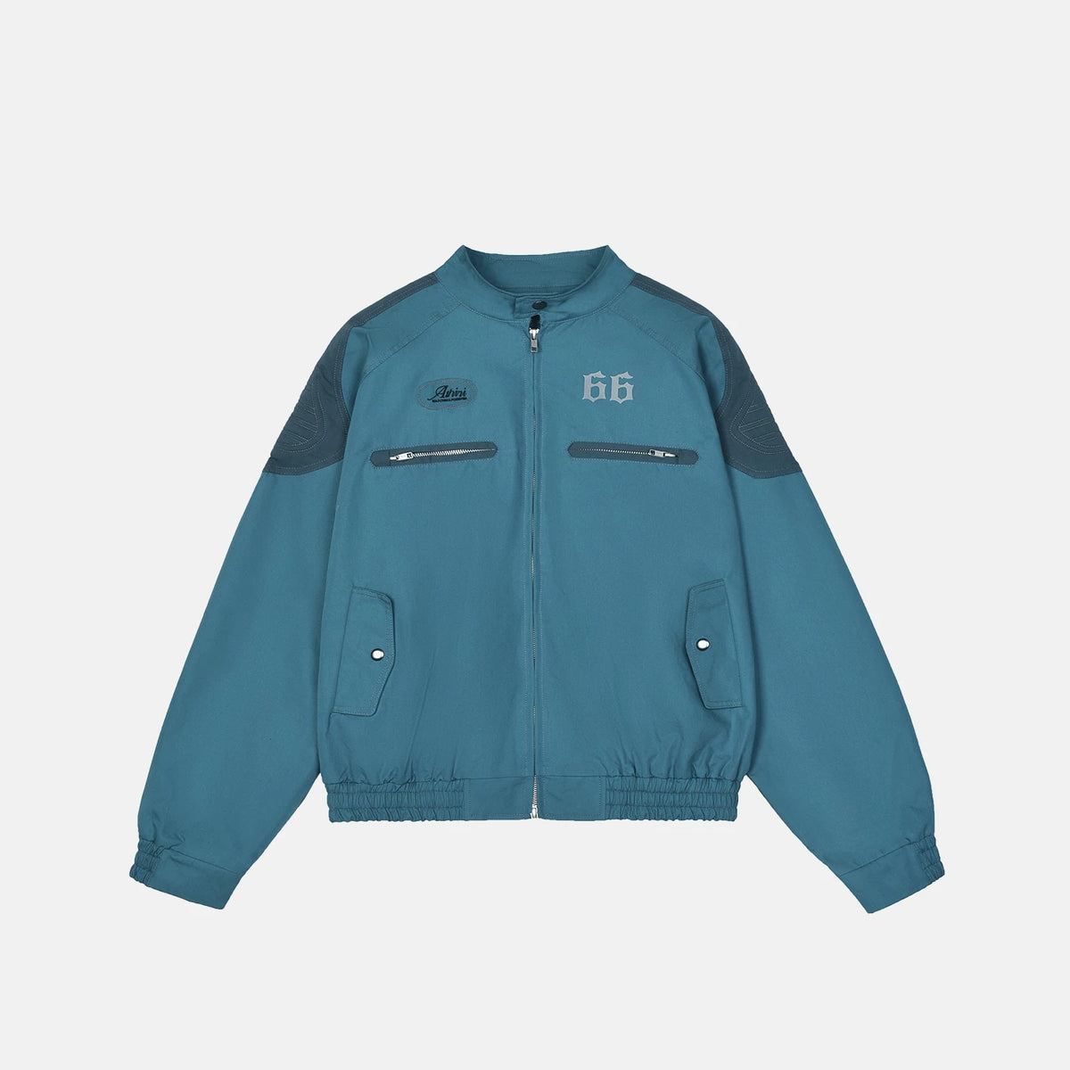 ATHIRI Motorcycle Harrington G9 Shoulder Pad Functional Embroidered Jacket