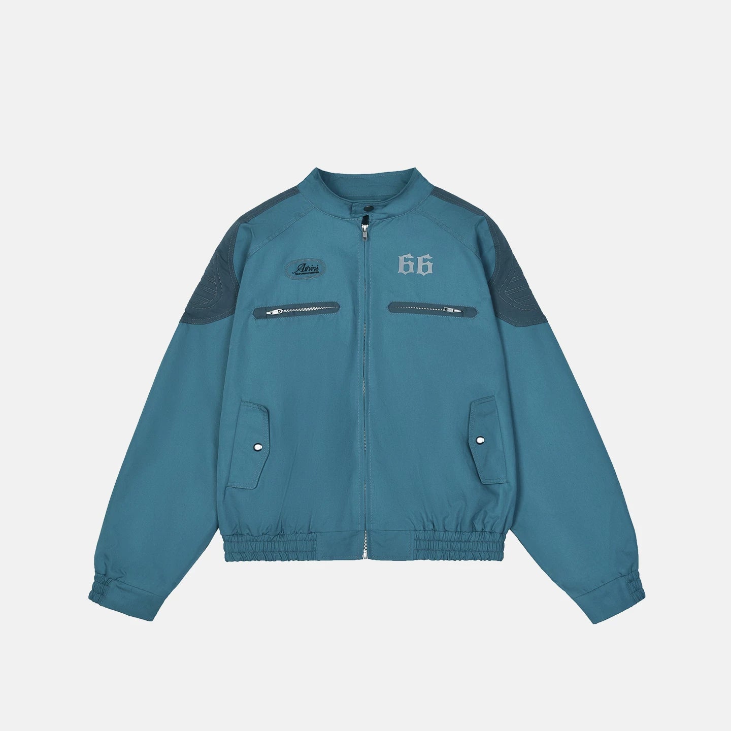 ATHIRI Motorcycle Harrington G9 Shoulder Pad Functional Embroidered Jacket