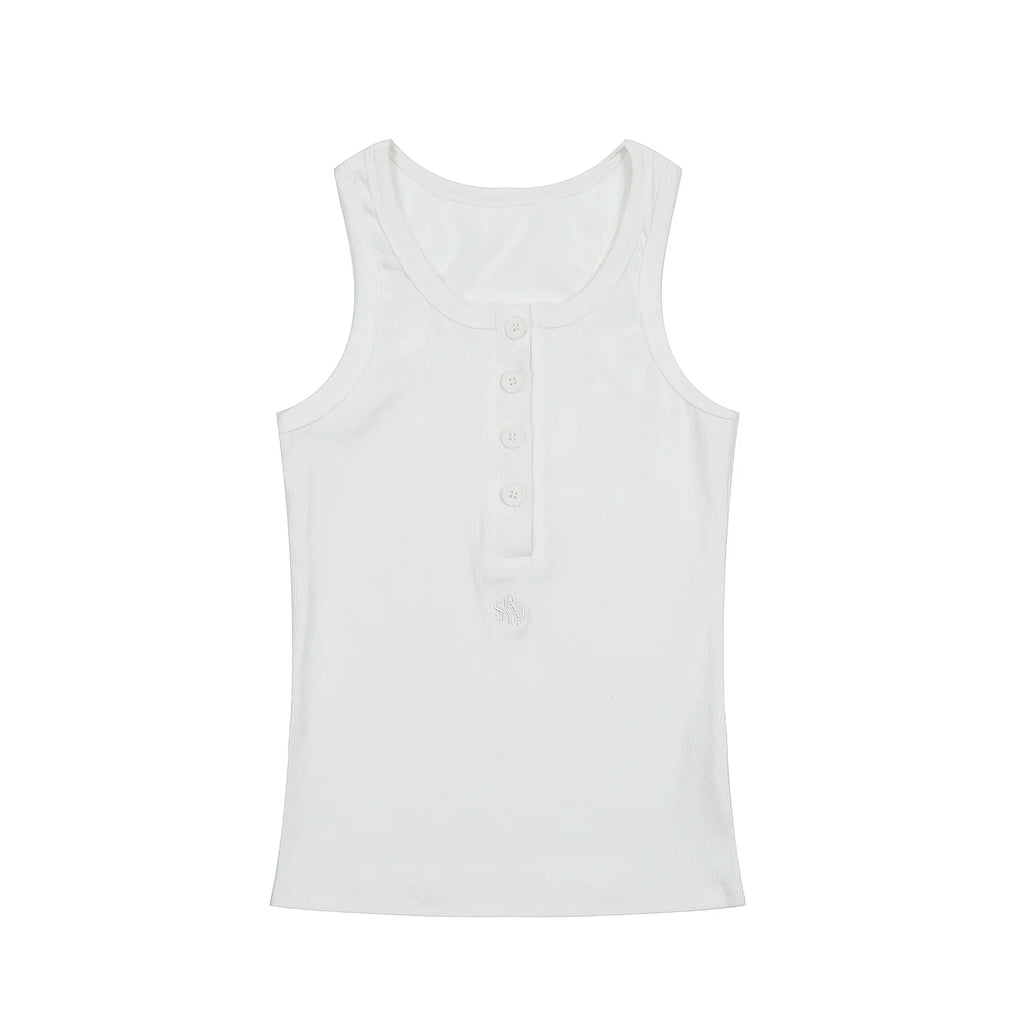 MICHINNYON Casual Sleeveless Slim-fit I-shaped Vest
