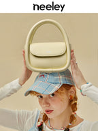 Neeley Soft Leather Basket Bag