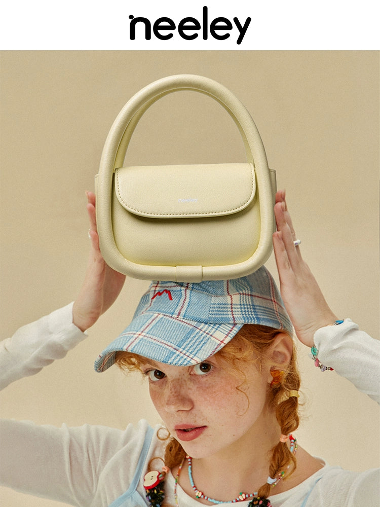 Neeley Soft Leather Basket Bag