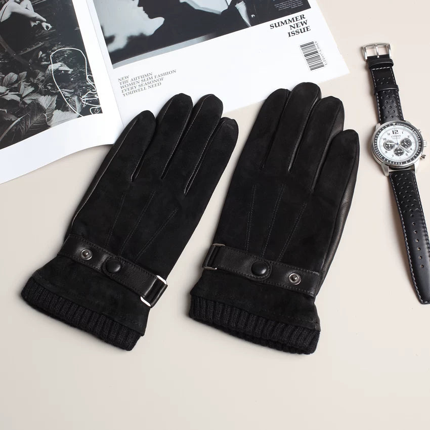 St. John's Goatskin Touch Screen Motorcycle Gloves