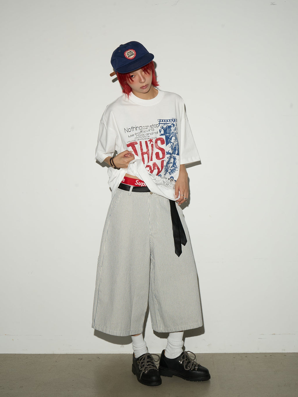 MICHINNYON stripe shorts